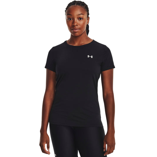 Under Armour Womens UA Crew Neck Performance Tech T-Shirt - Black