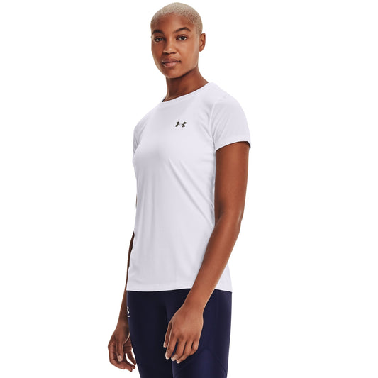 Under Armour Womens UA Crew Neck Performance Tech T-Shirt - White
