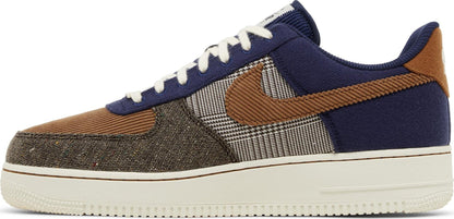 Nike Men's Air Force 1 Low '07 Prm 'Tweed Midnight Navy Corduroy' Sneakers