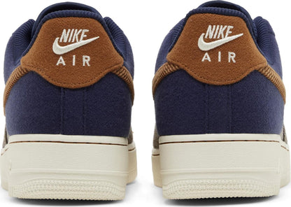 Nike Men's Air Force 1 Low '07 Prm 'Tweed Midnight Navy Corduroy' Sneakers