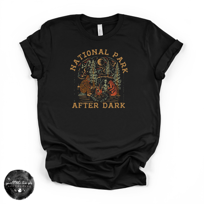 National Park After Dark Cryptid Tee | Bigfoot  Graphic T-Shirt