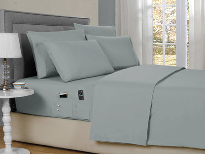 Kathy Ireland 6-Piece Smart Pocket Sheet Sets w/ Side Pocket by Bed Bath Fashions