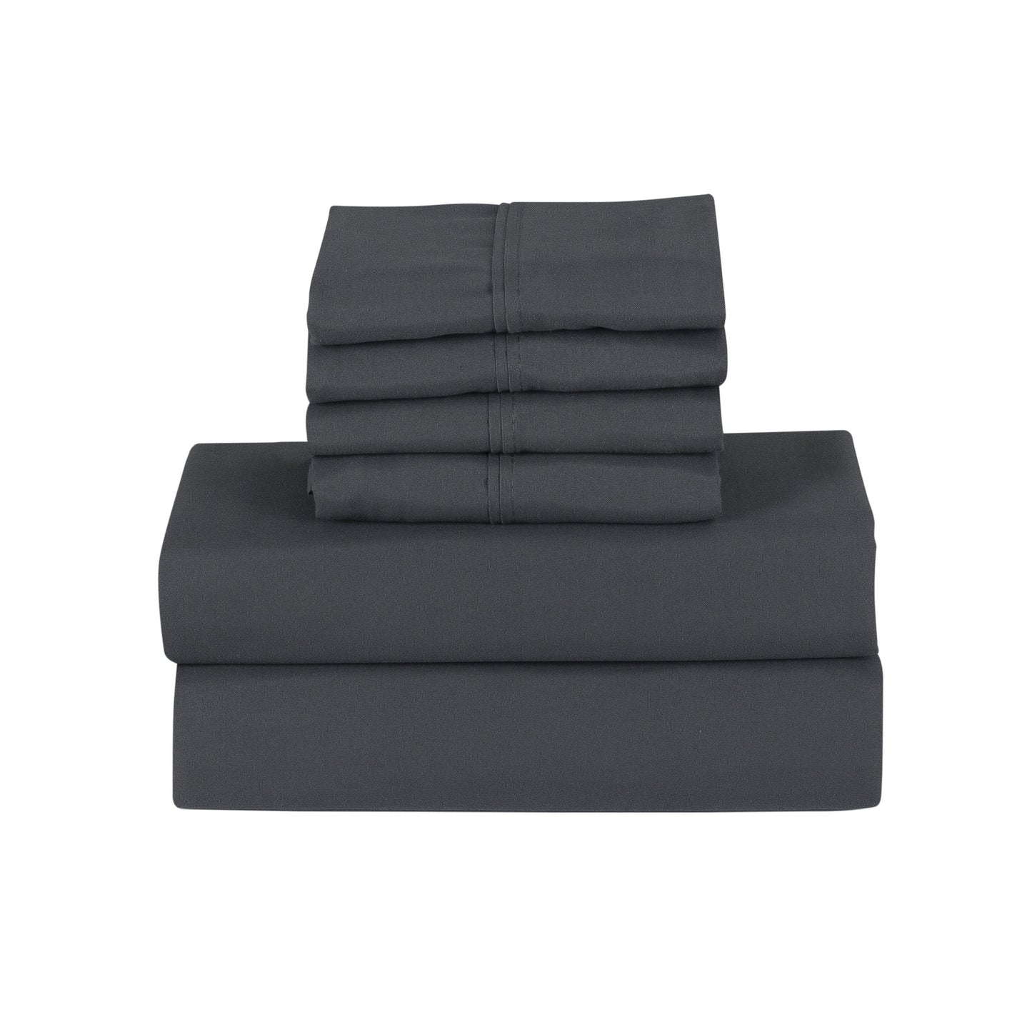 Bamboo 6 Piece 1800 Thread Count Smart Pocket Ultra Soft Luxury Sheet Set