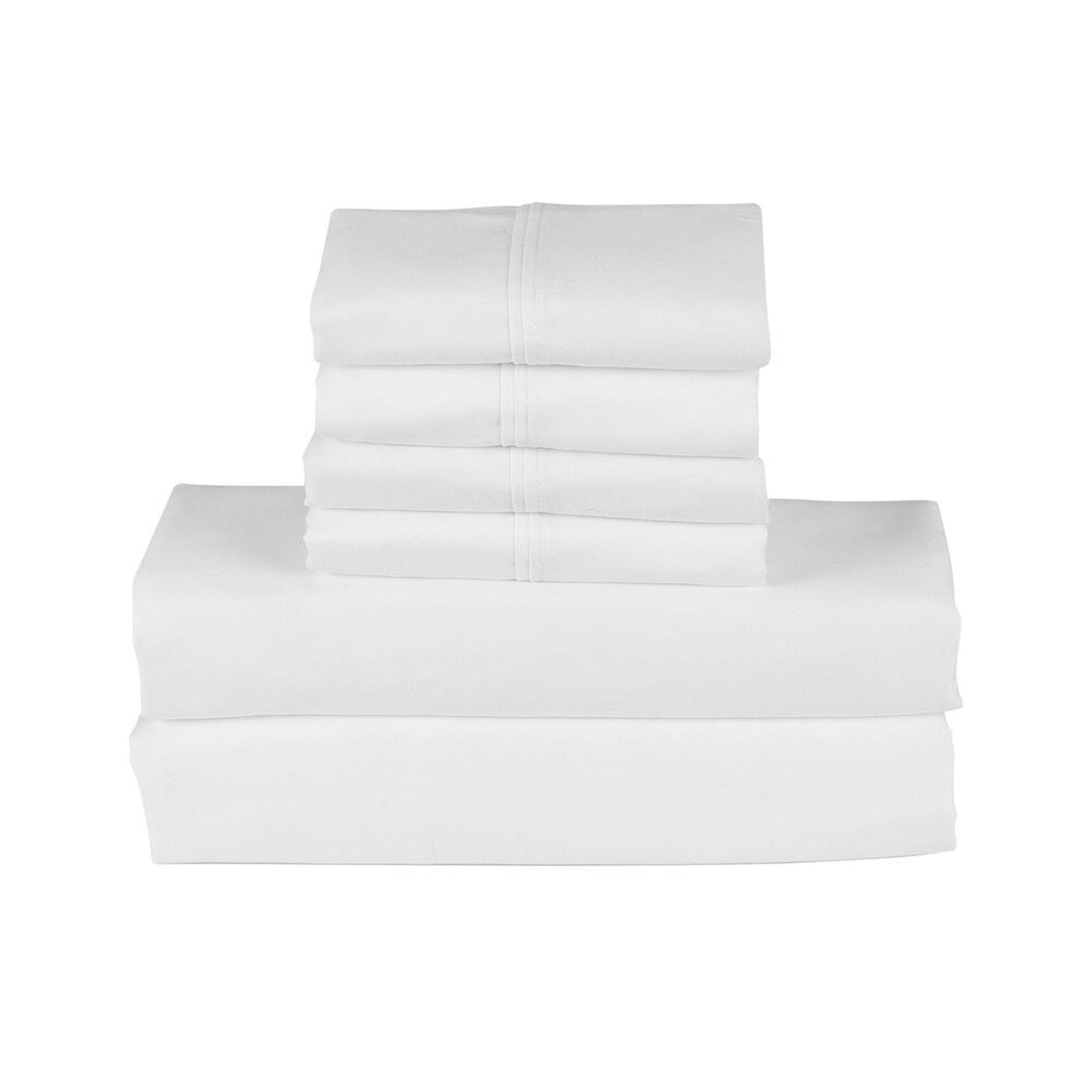 Bamboo 6 Piece 1800 Thread Count Smart Pocket Ultra Soft Luxury Sheet Set