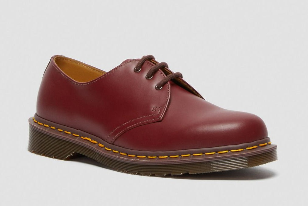 Men's Dr. Martens 1461 Vintage Made In England Oxford 'Red Quilon'