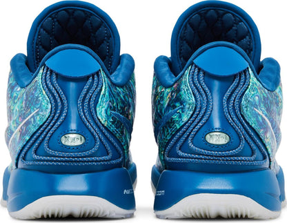 Nike Men's Lebron Xxi "Abalone" - Industrial Blue/Metallic Silver