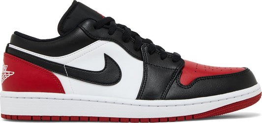 Air Jordan Men's Retro 1 Low 'Bred Toe 2.0'