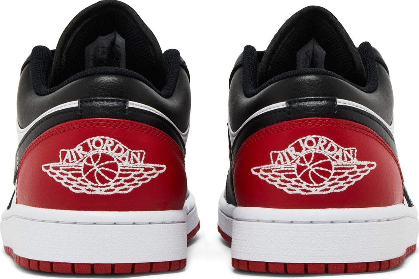 Air Jordan Men's Retro 1 Low 'Bred Toe 2.0'