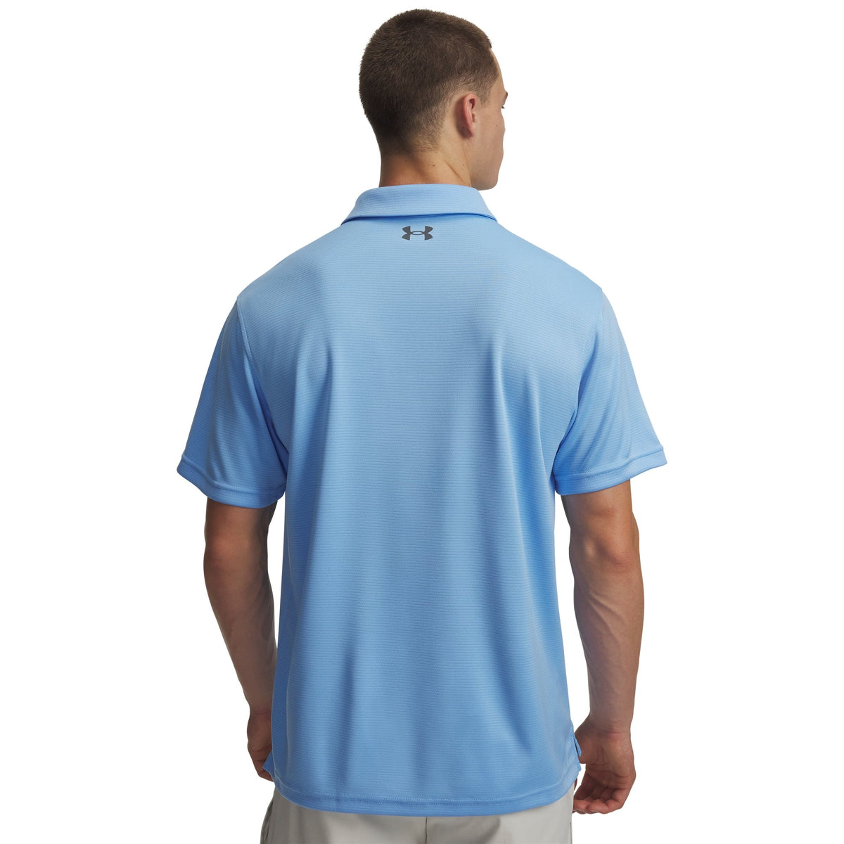 Under Armour Mens UA Tech Polo - Carolina Blue/Pitch Gray Polo