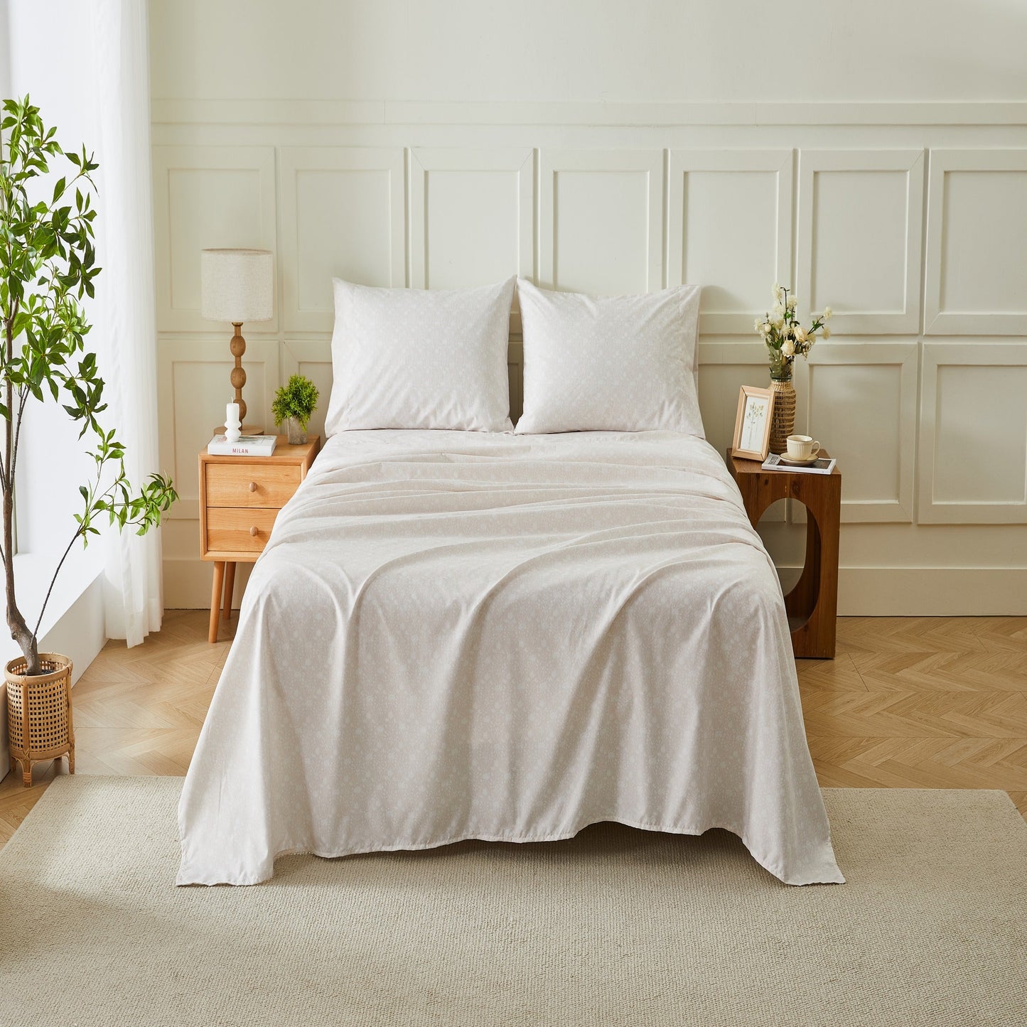Kathy Ireland Extra Soft Printed 4 Piece Sheet Set