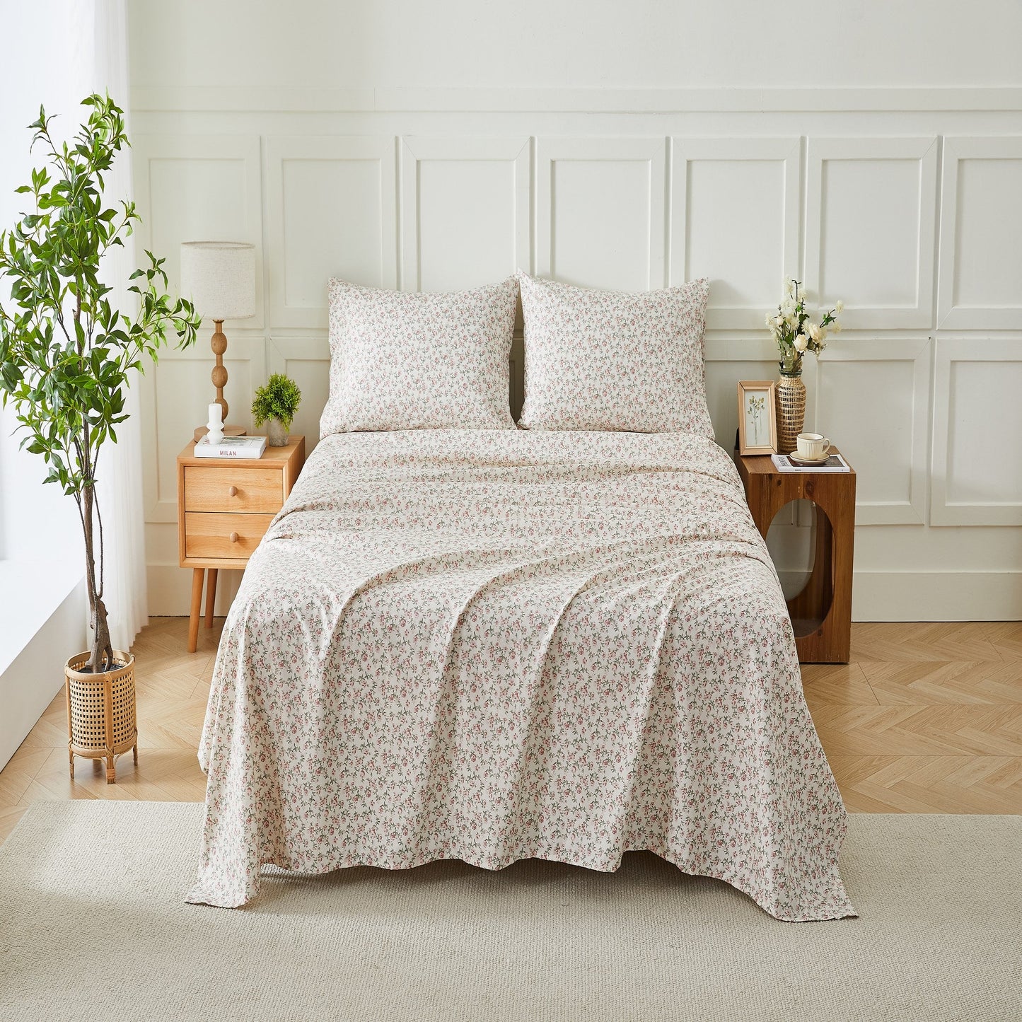 Kathy Ireland Extra Soft Printed 4 Piece Sheet Set