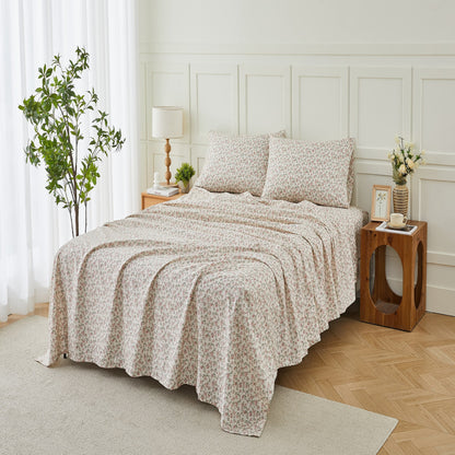 Kathy Ireland Extra Soft Printed 4 Piece Sheet Set