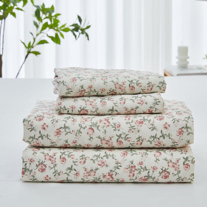 Kathy Ireland Extra Soft Printed 4 Piece Sheet Set