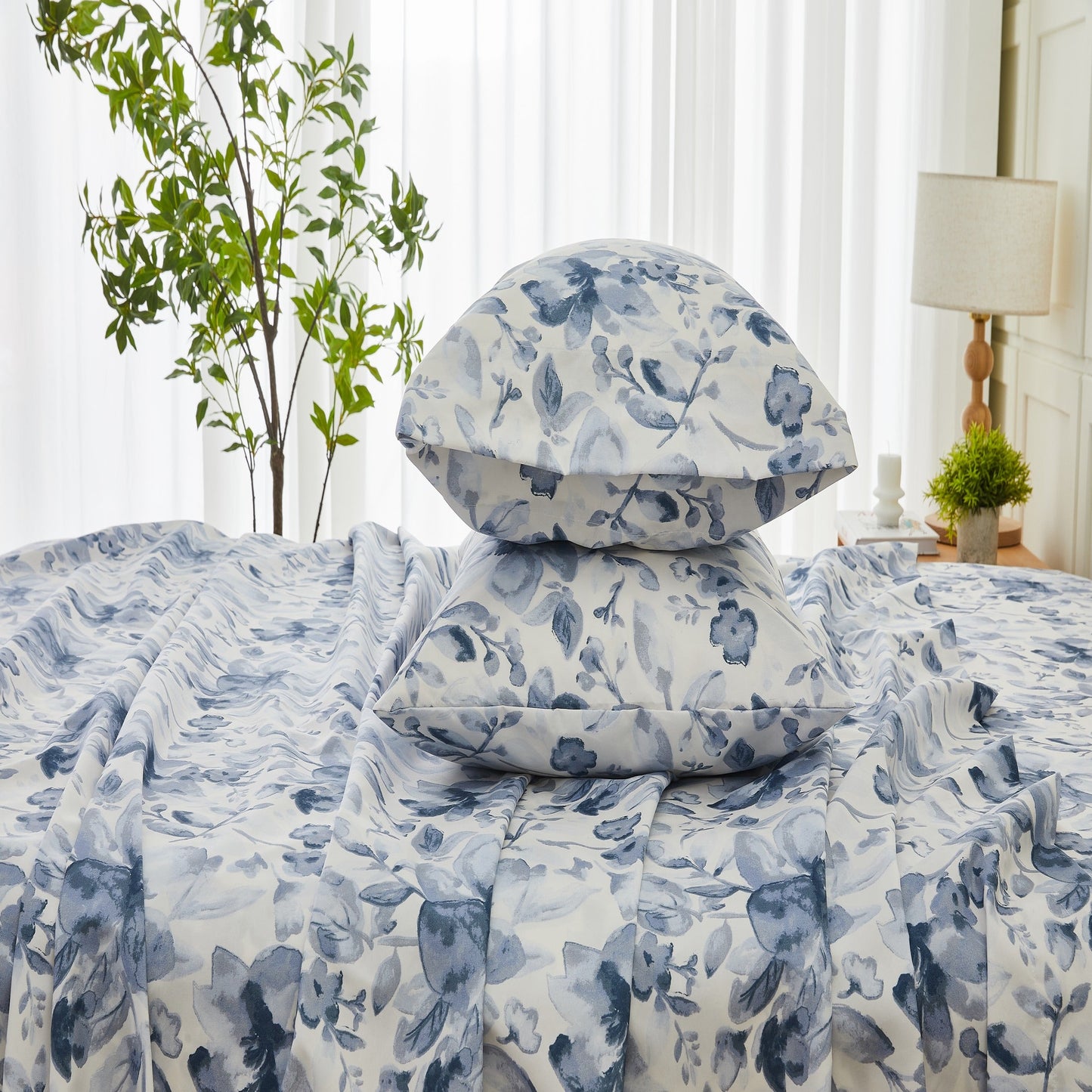 Kathy Ireland Extra Soft Printed 4 Piece Sheet Set