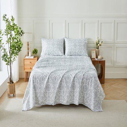 Kathy Ireland Extra Soft Printed 4 Piece Sheet Set