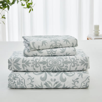 Kathy Ireland Extra Soft Printed 4 Piece Sheet Set