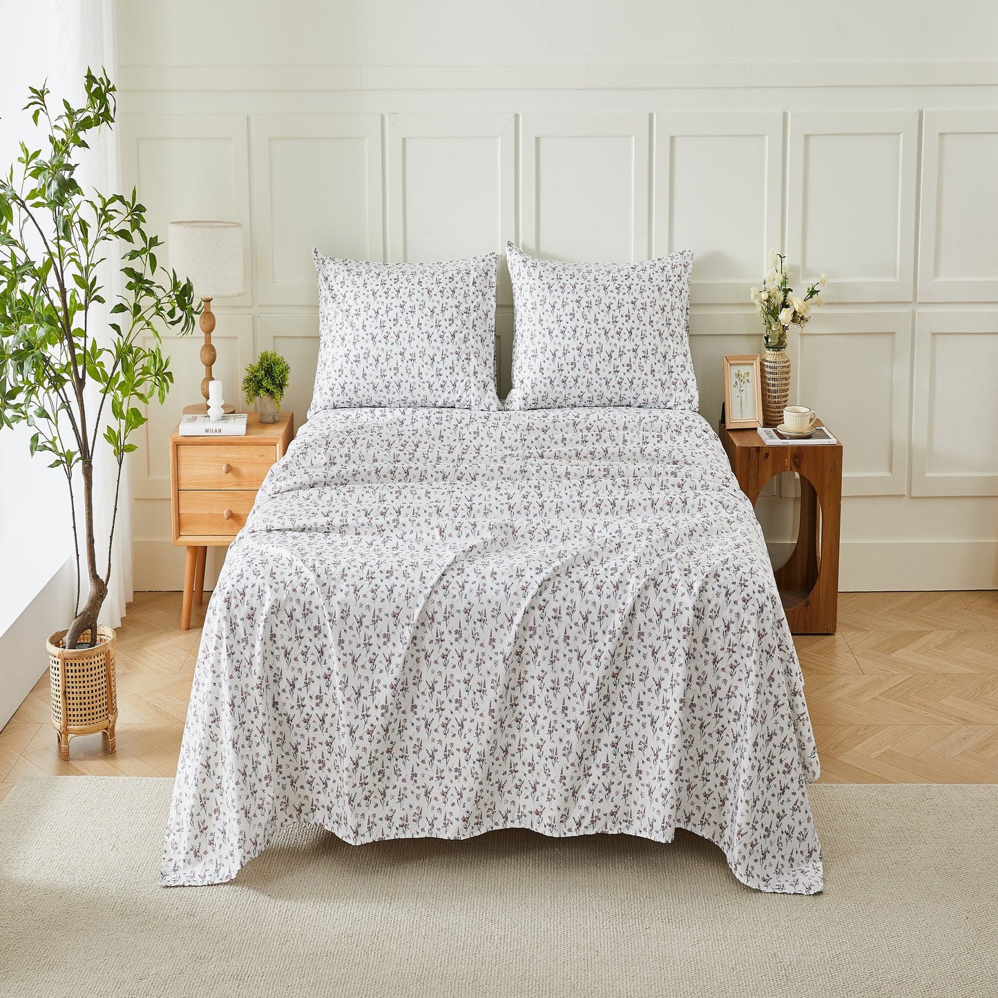 Kathy Ireland Extra Soft Printed 4 Piece Sheet Set