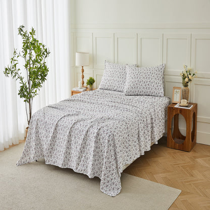 Kathy Ireland Extra Soft Printed 4 Piece Sheet Set
