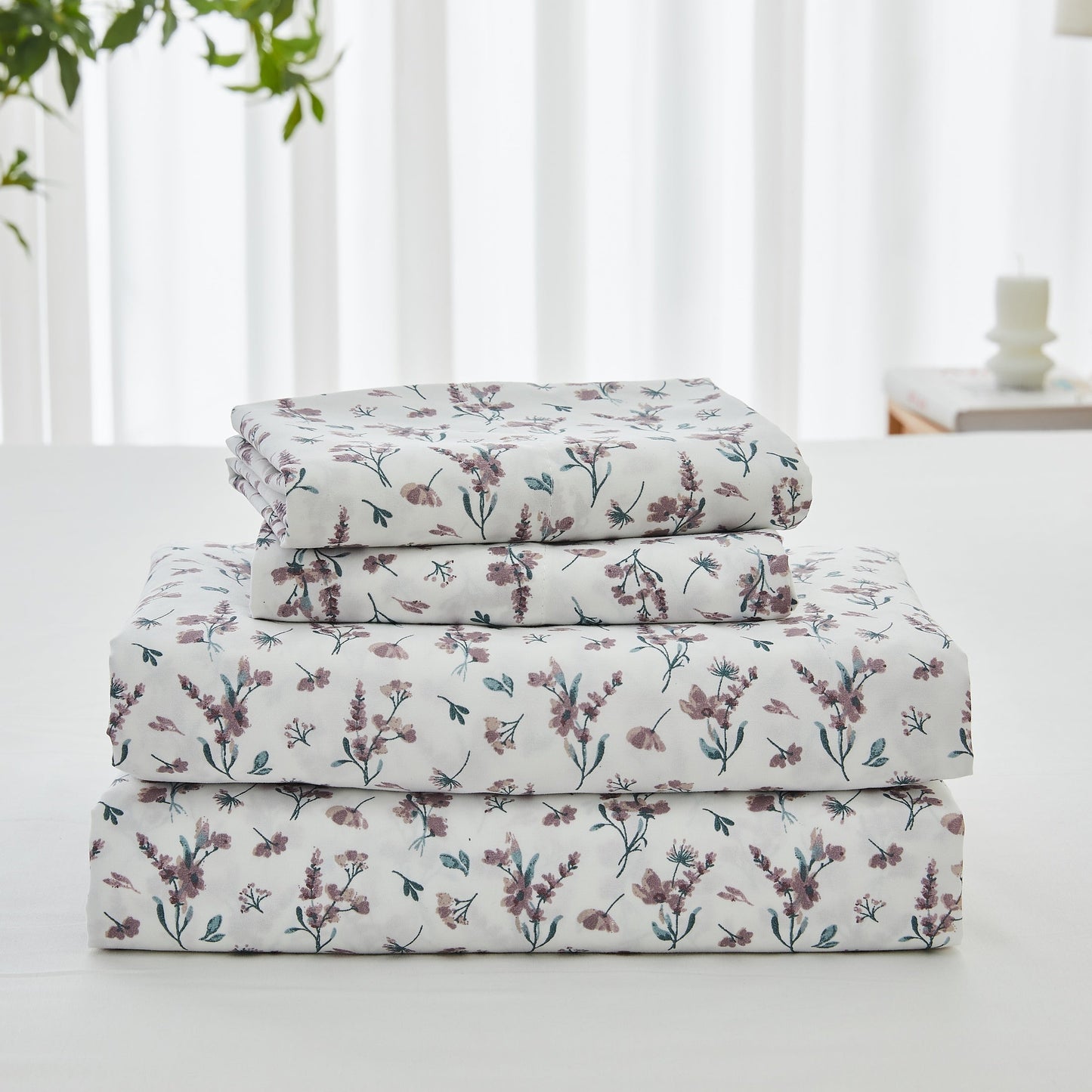 Kathy Ireland Extra Soft Printed 4 Piece Sheet Set