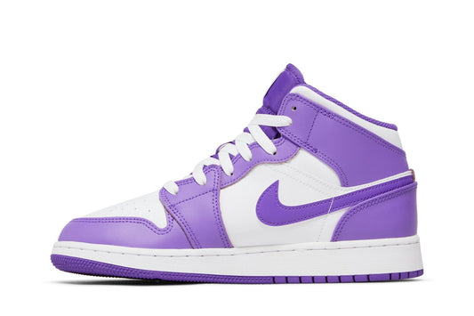 Grade School Air Jordan Retro 1 Mid 'Purple Venom (Gs)'