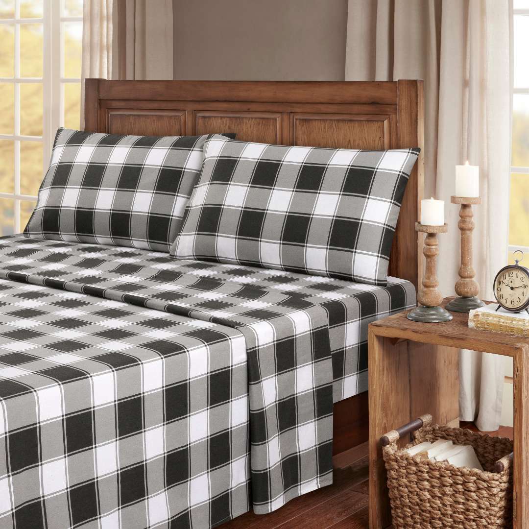 Kathy Ireland 100% Turkish Cotton Flannel Sheet Set
