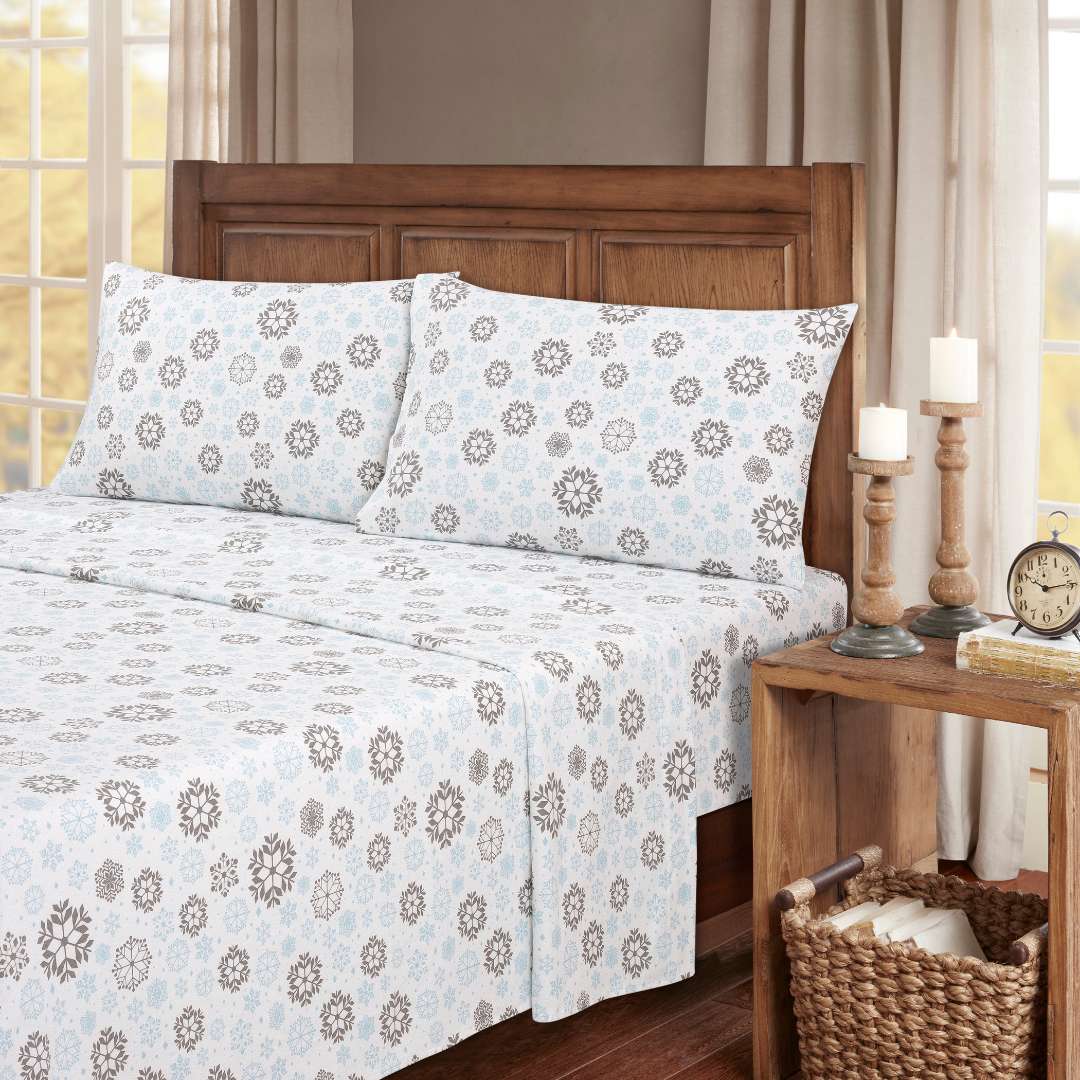 Kathy Ireland 100% Turkish Cotton Flannel Sheet Set