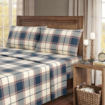 Kathy Ireland 100% Turkish Cotton Flannel Sheet Set