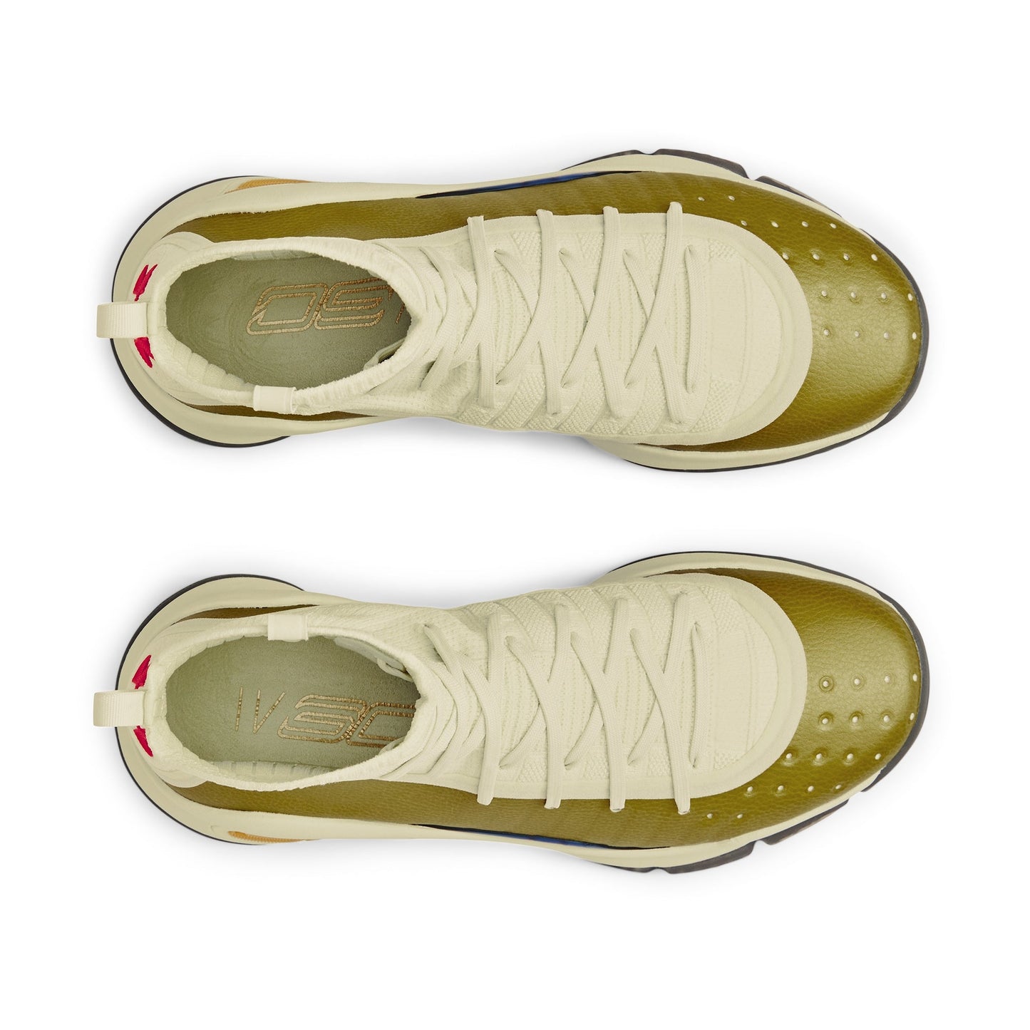 Under Armour Mens Curry 4 Retro - Metallic Gold/White