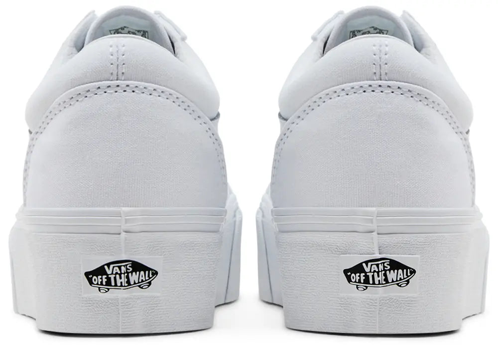 [vn0a7q5mw00] Mens Vans Fu Old Skool Stackform 'white' - True White