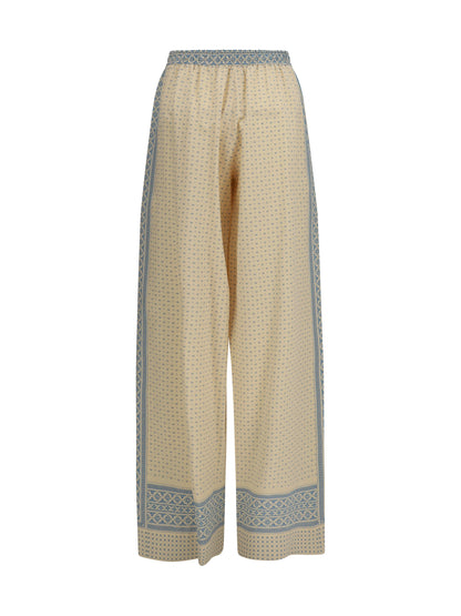 Pants Printed Silk