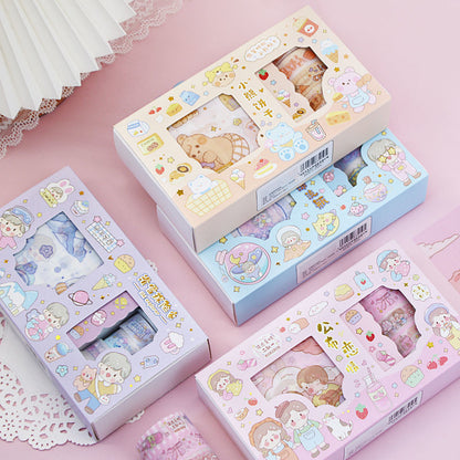 Hand Account Sticker Tape Gift Box Set