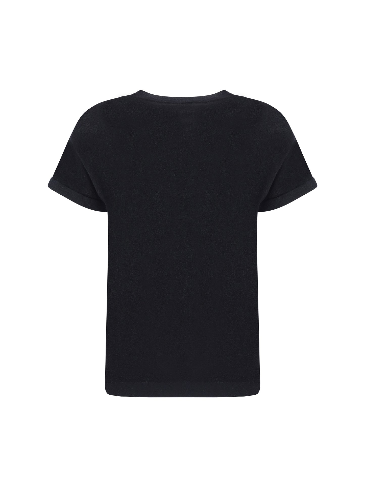 T-Shirt Cashmere Glitter Black