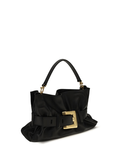 Handbag Anthem Black Calf Leather