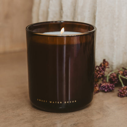 Cinnamon Rolls Soy Candle - Boxed Amber Tinted Glass Jar - 12 oz