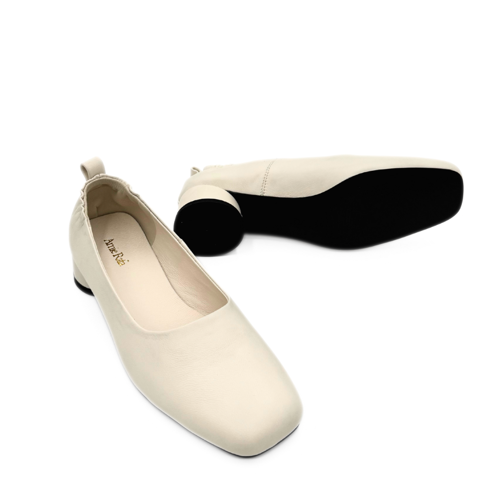 Planner Mini Block Heel - Beige
