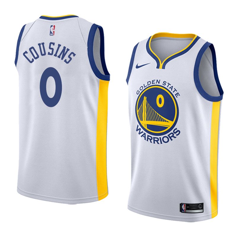 Nike Men's NBA Golden State Warriors Demarcus Cousins Swingman Jersey