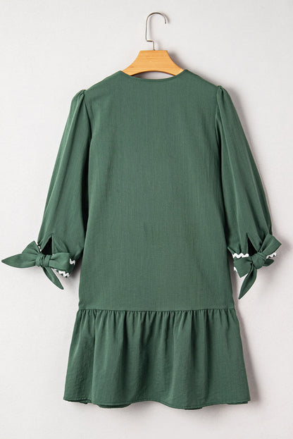 Threaded Pear Xyla Bracelet Sleeve Shift Dress