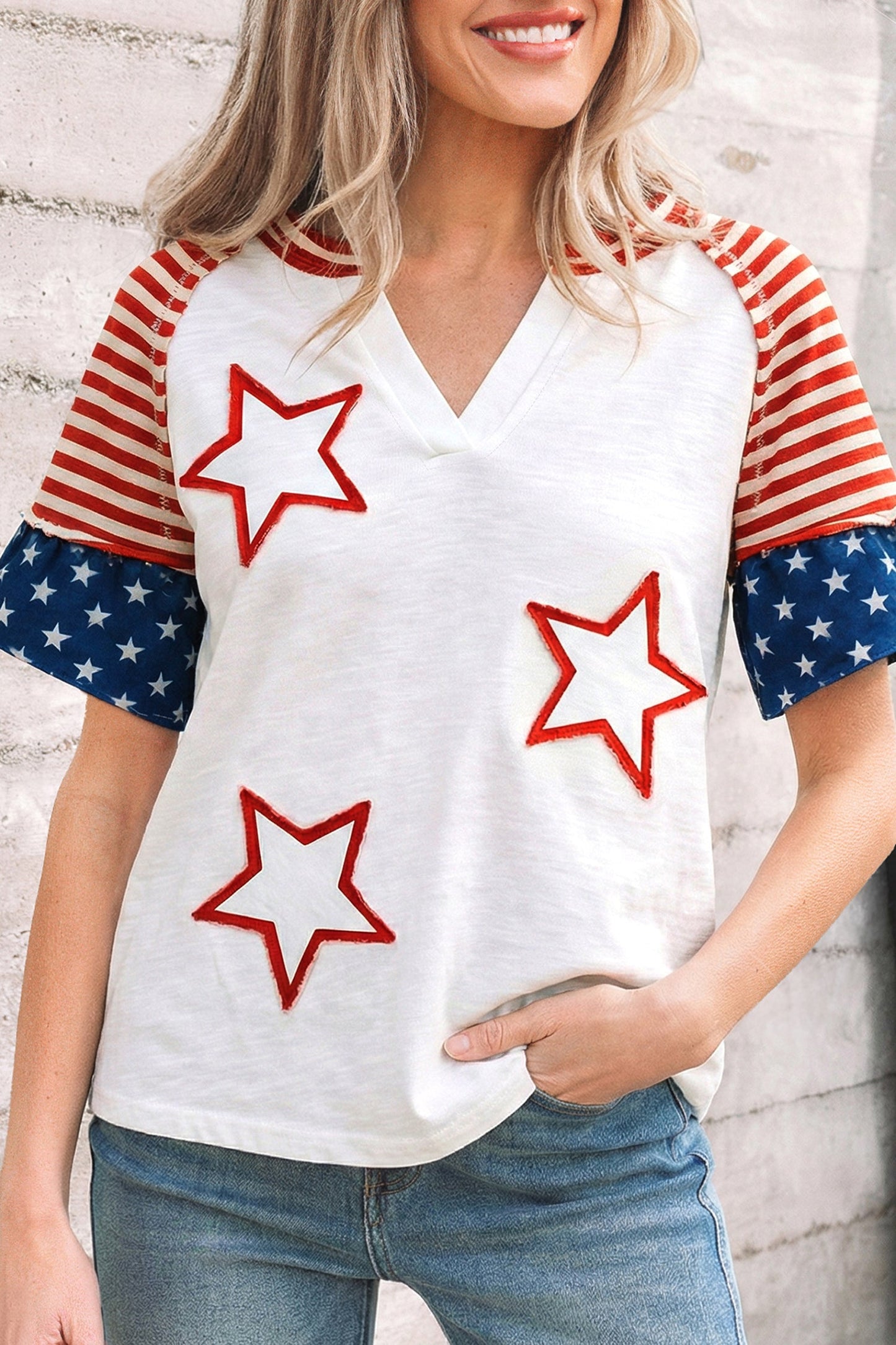 Threaded Pear Katalina inspired Short Sleeve Top