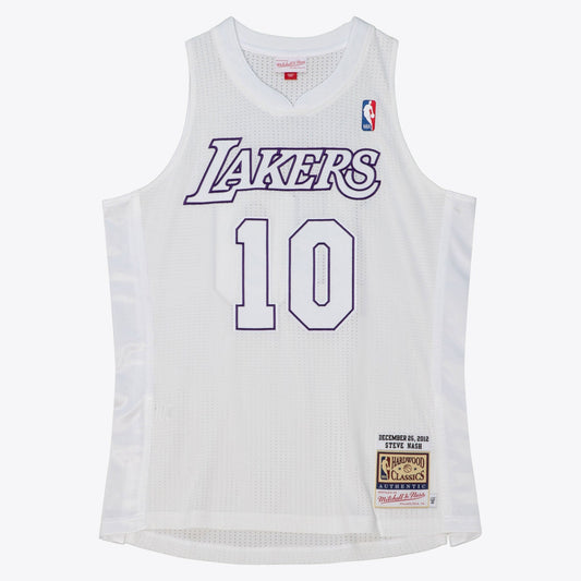 Men's Mitchell & Ness NBA Christmas Day Jersey Lakers 2012 Steve Nash