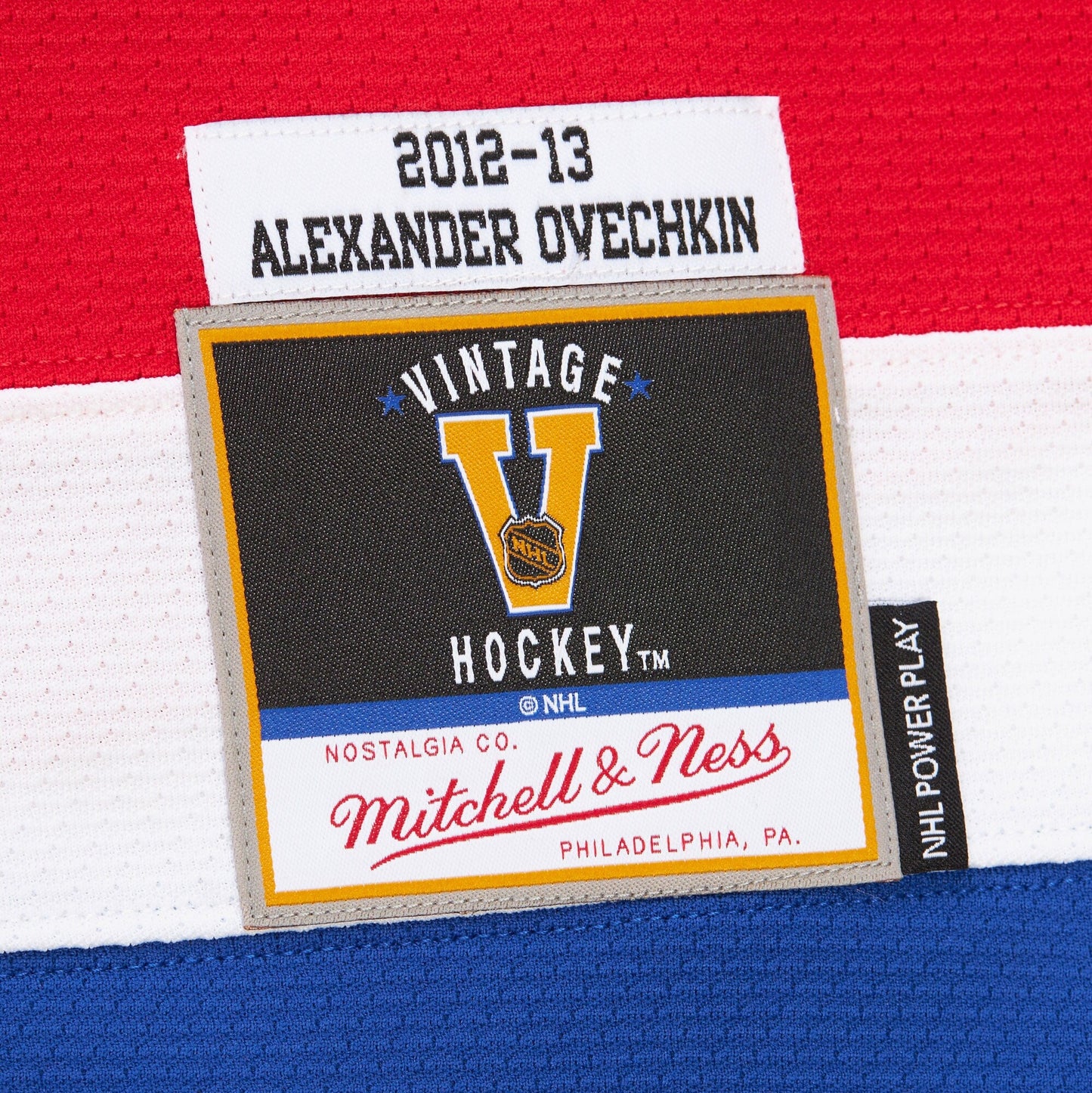 Men's Mitchell & Ness Nhl White Alternate Jersey Capitals 2012 Alexander Ovechkin