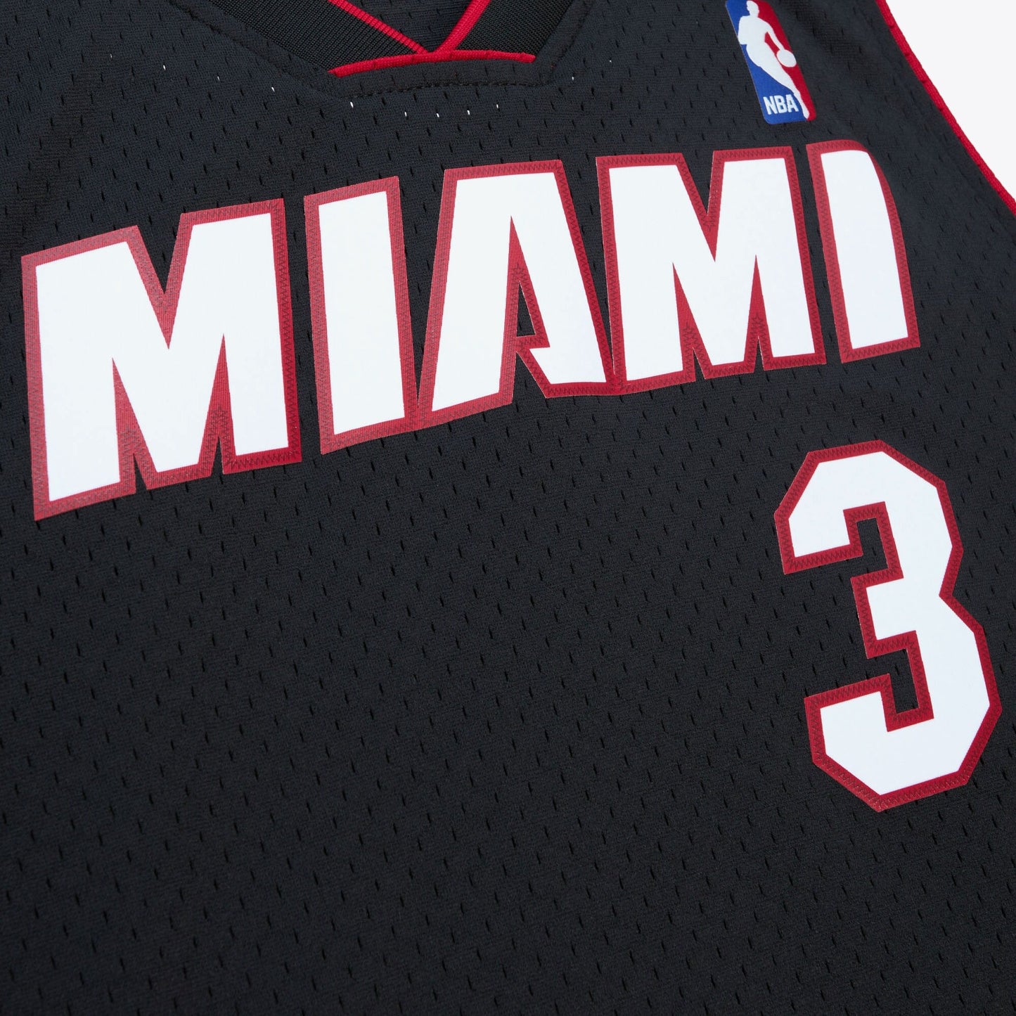 Men's Mitchell & Ness Black Jersey Heat 2012 Dwyane Wade