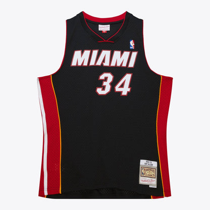 Mitchell & Ness Men's Black Jersey Heat 2012 Ray Allen Jerseys
