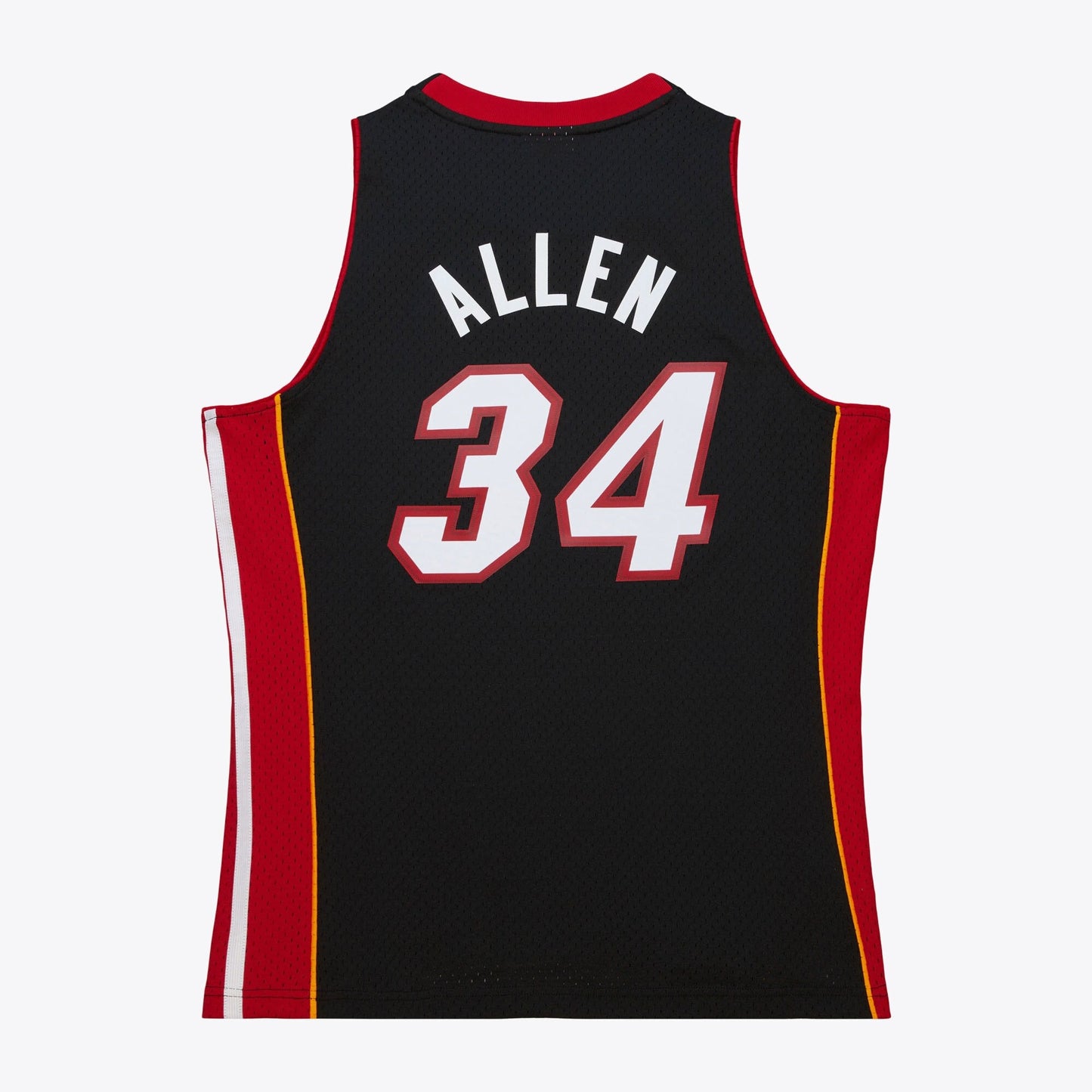 Men's Mitchell & Ness Black Jersey Heat 2012 Ray Allen