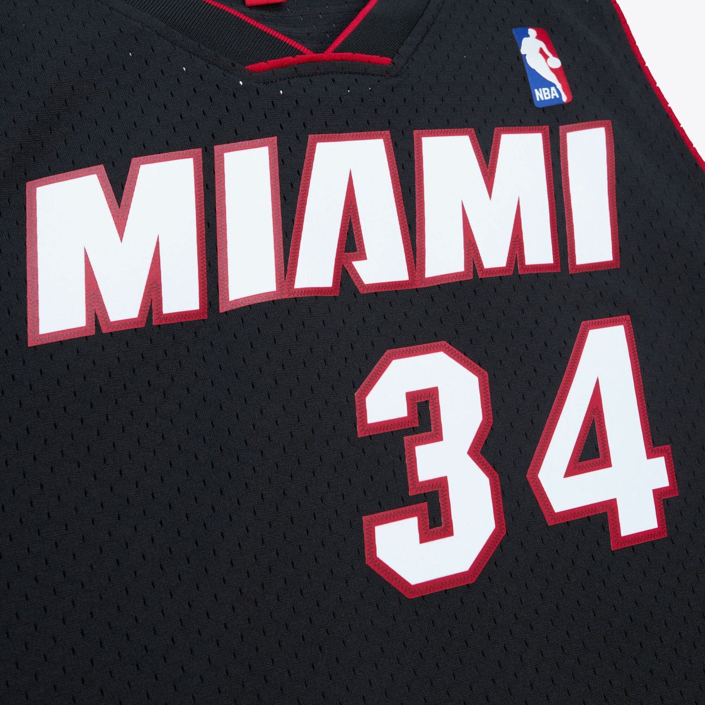 Men's Mitchell & Ness Black Jersey Heat 2012 Ray Allen