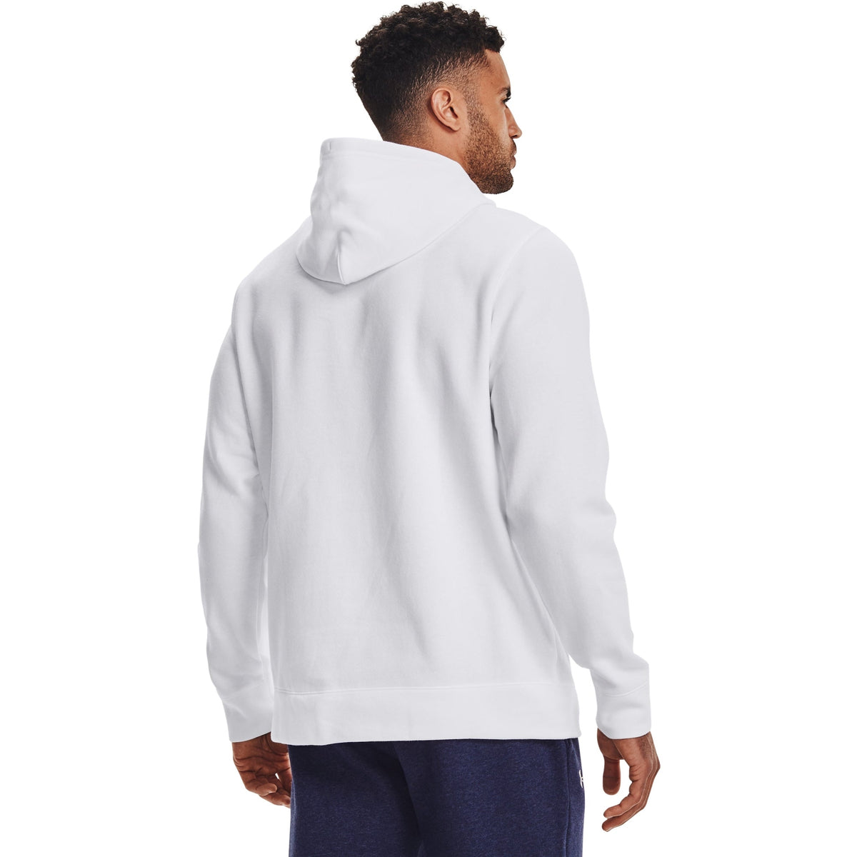 Under Armour Mens UA Hustle Fleece Hoody - White