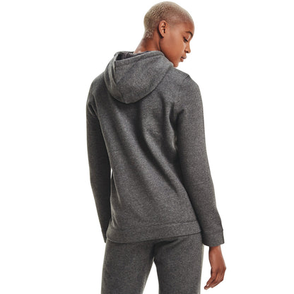 Under Armour Womens UA Hustle Fleece Hoody - Carbon Heather
