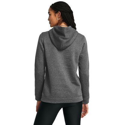 Under Armour Womens UA Hustle Fleece Hoody - Carbon Heather