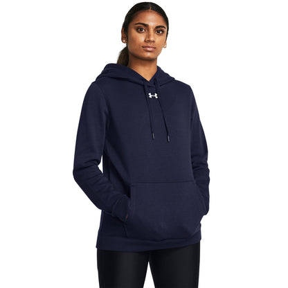 Under Armour Womens UA Hustle Fleece Hoody - Midnight