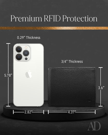 Bifold Wallet With Flip-Up ID Window