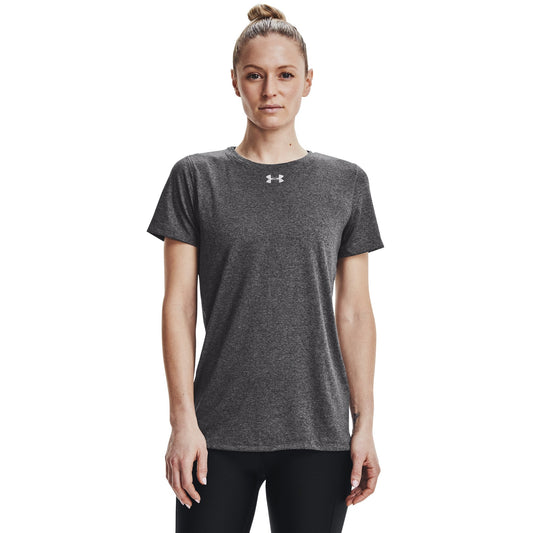Under Armour Womens UA Short Sleeve Locker Tee 2.0 - Carbon Heather